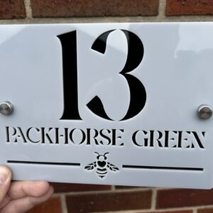 Acrylic House Sign