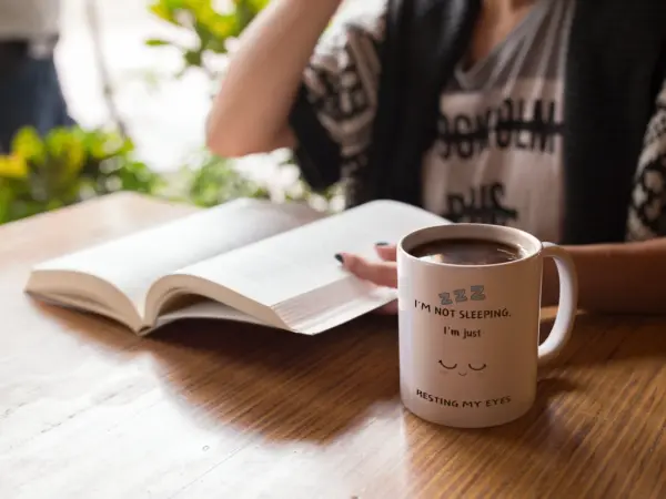 I'm not sleeping I'm resting my eyes mug