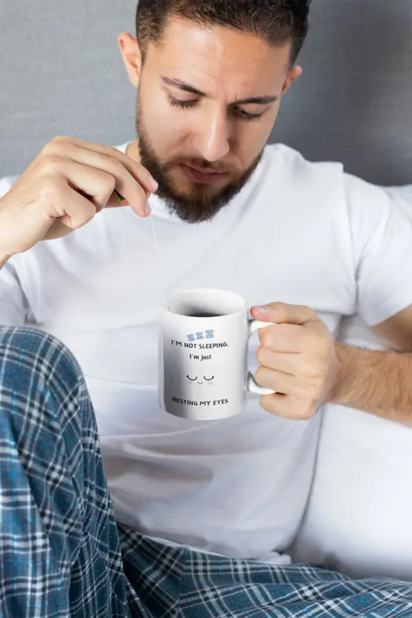 I'm not sleeping I'm resting my eyes mug