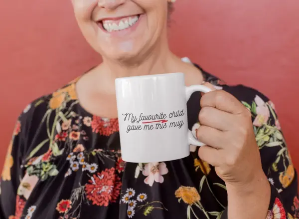 My favourite child gave me this mug, mum gift, funny mugs, mothers day gift, mug, coffee cup, funny gift, gift for mum
