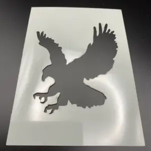 Eagle Stencil Airbrushing Laser Cut Wall Art, USA, Painting, American Eagle Baking Stencil