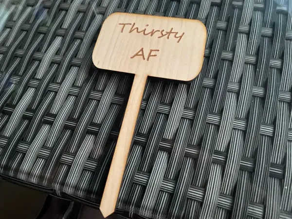 Funny plant labels