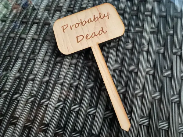 Funny plant labels