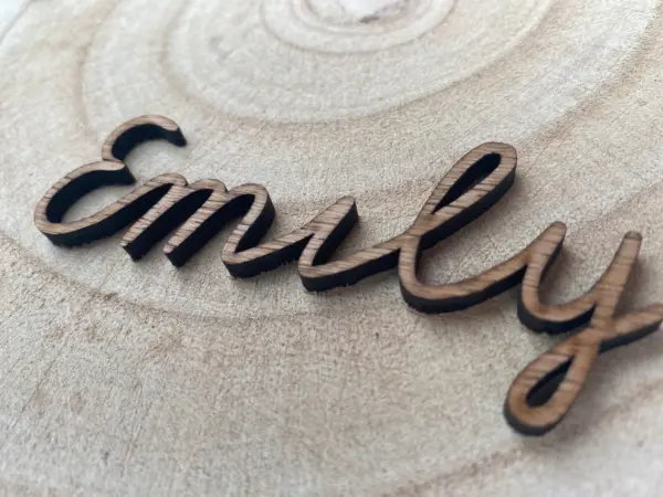Wooden Place Names / Settings- Wedding Names - Wedding Reception - Natural Finish Wood - Guest Seating - Wedding Seating - Wedding - Image 2