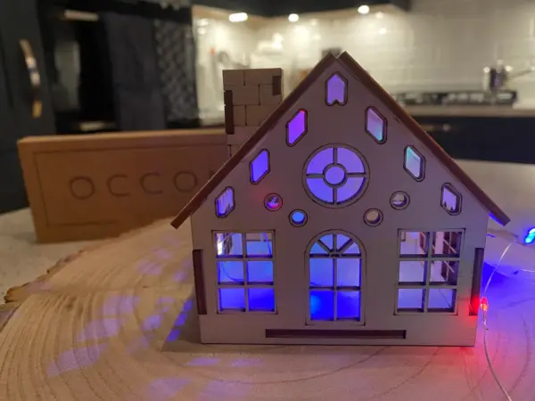 Christmas House | Christmas Village House Kit | Christmas Village | Xmas House | Xmas Village - Image 3