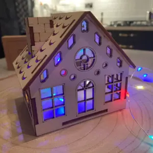 Christmas House | Christmas Village House Kit | Christmas Village | Xmas House | Xmas Village