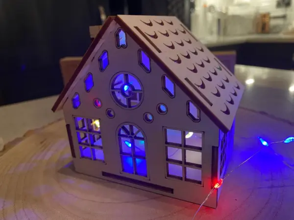 Christmas House | Christmas Village House Kit | Christmas Village | Xmas House | Xmas Village - Image 7