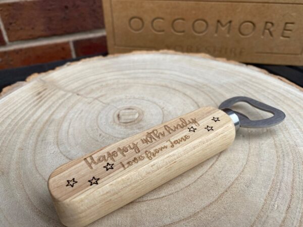 Personalised Bottle Opener - Birthday - 18th 21st 30th 40th 50th - Anniversary - Wedding Favour - Image 2