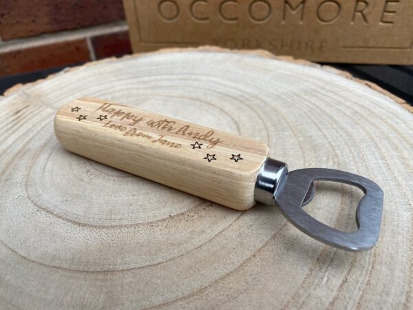Personalised Bottle Opener - Birthday - 18th 21st 30th 40th 50th - Anniversary - Wedding Favour - Image 3