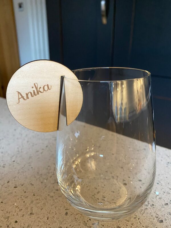 Personalised Wine Charms | Drink Charms | Glass Charms | Glass Name Tags | Wine Glass Name Tags | Wedding - Image 4