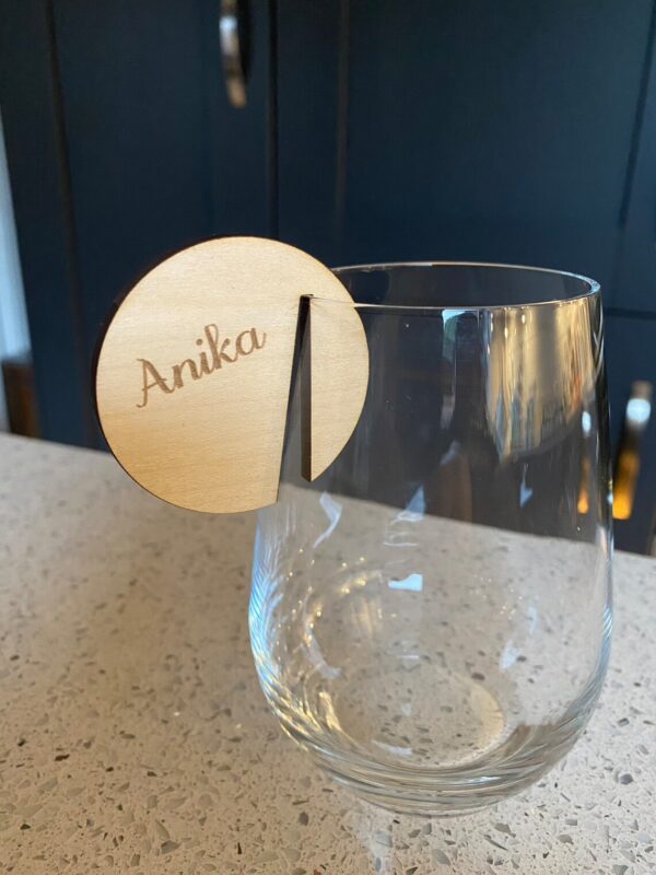 Personalised Wine Charms | Drink Charms | Glass Charms | Glass Name Tags | Wine Glass Name Tags | Wedding - Image 5