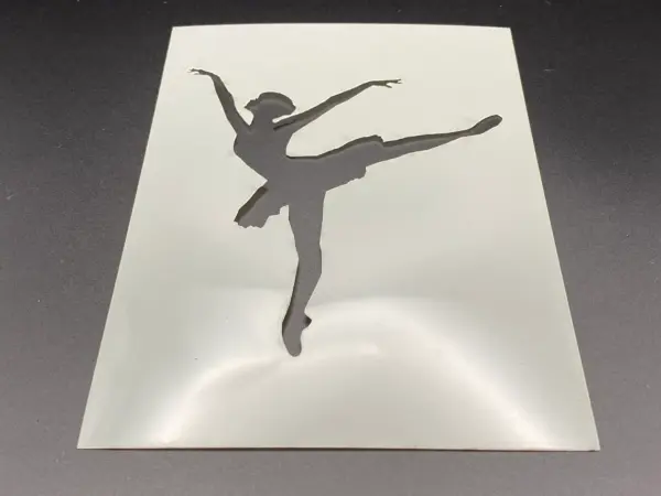 Ballerina Stencil