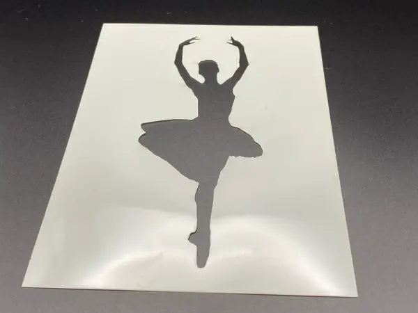Ballerina Stencil