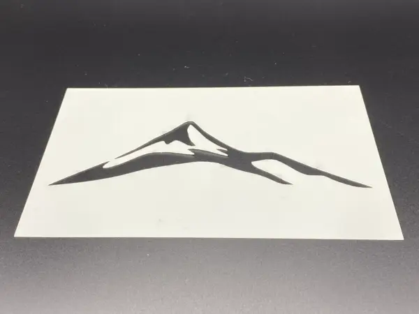 Mountain Stencil 9