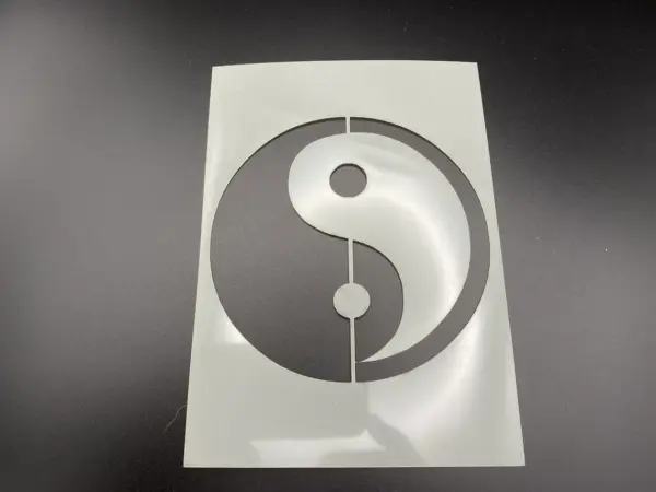 Yin Yang Ying Yang Stencil