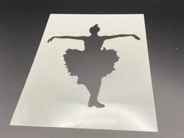 Ballerina Stencil