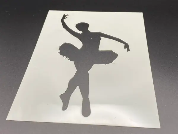Ballerina Stencil