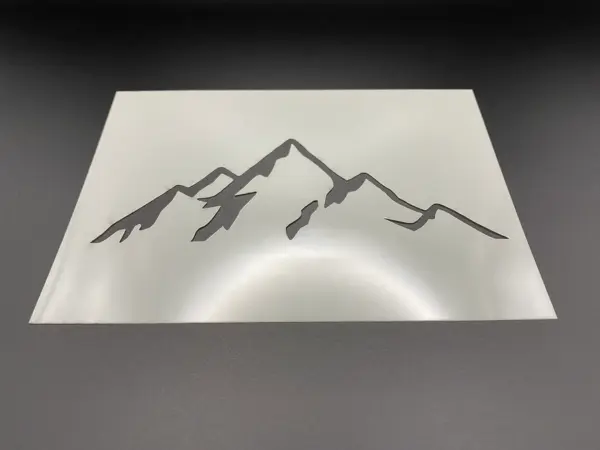 Mountain Stencil 7
