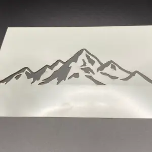 Mountain Stencil 5