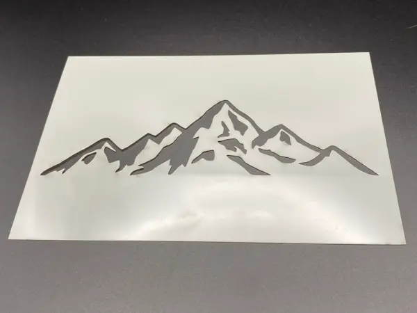 Mountain Stencil 5