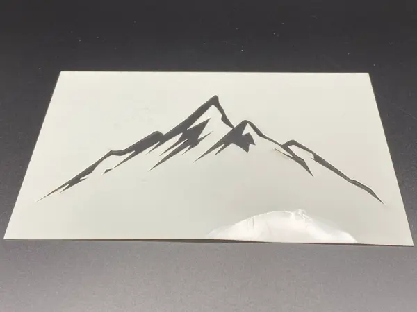 Mountain Stencil 4