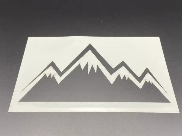 Mountain Stencil 3