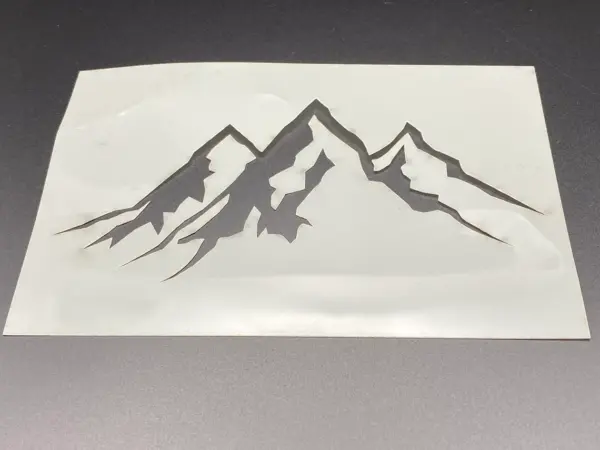 Mountain Stencil 1