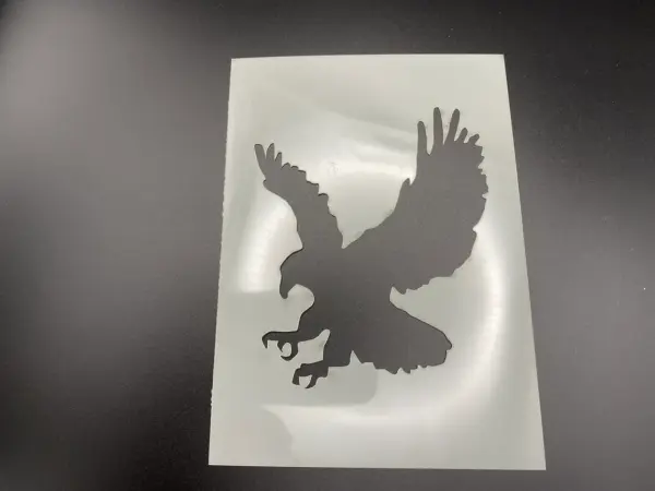 Eagle Stencil Airbrushing Laser Cut Wall Art, USA, Painting, American Eagle Baking Stencil - Image 4
