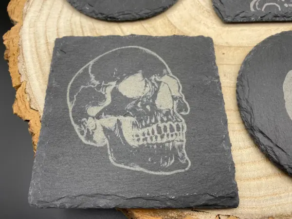 Anatomical Slate Coaster, heart, rib cage, lungs, skull, doctor, nurse, gift, Medical, Birthday - Image 5