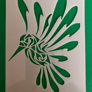 Hummingbird Stencil