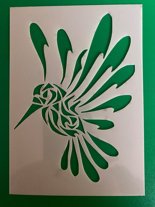 Hummingbird Stencil
