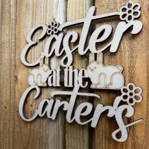 Easter at the...Sign