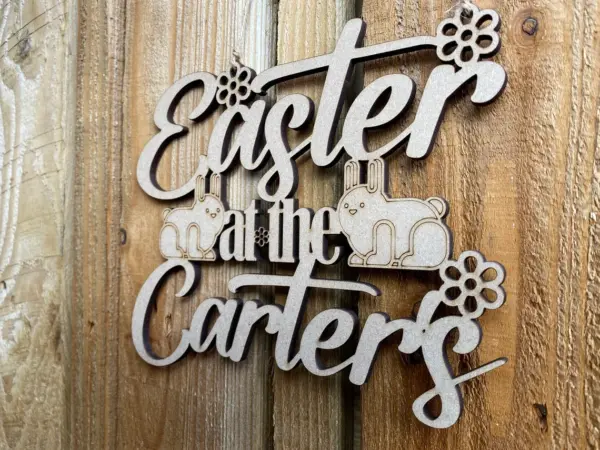 Easter at the...Sign