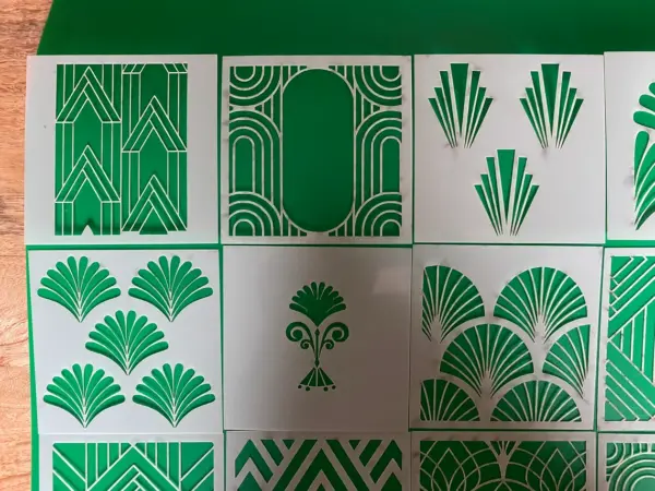 Art Deco Stencil Set