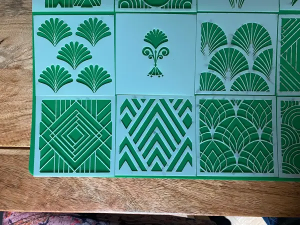 Art Deco Stencil Set