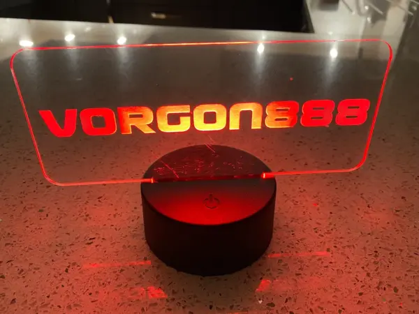 Personalised Gamer Tag | Name Sign | Custom Twitch LED Sign | Gaming Sign - Image 4