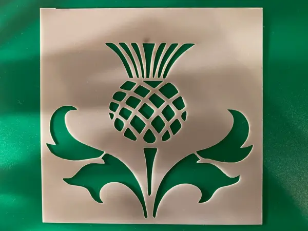 Scottish Thistle Stencil