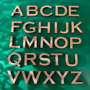 Copperplate Gothic Letters MDF Laser Cut - Various sizes available