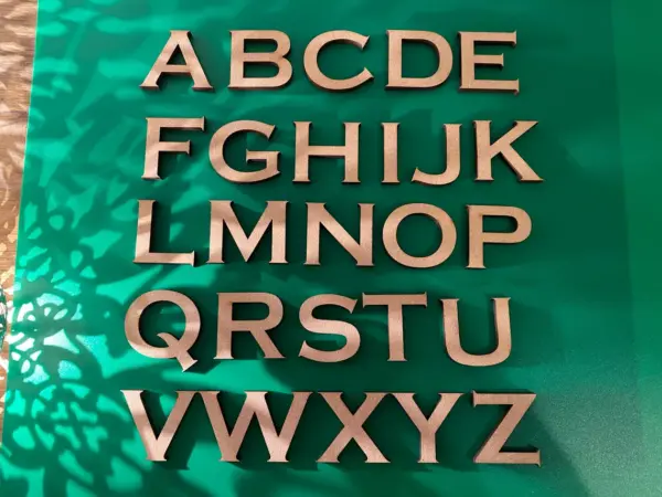 Copperplate Gothic Letters