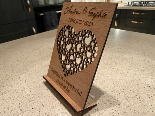 Personalised wedding gift, wedding Present, Wedding Sign, Wedding Plaque | Anniversary Gift or Anniversary Plaque / Custom Wedding Gift - Image 3