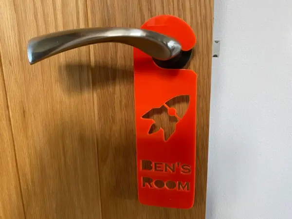 Door Hanger with name