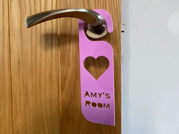 Door Hanger with name