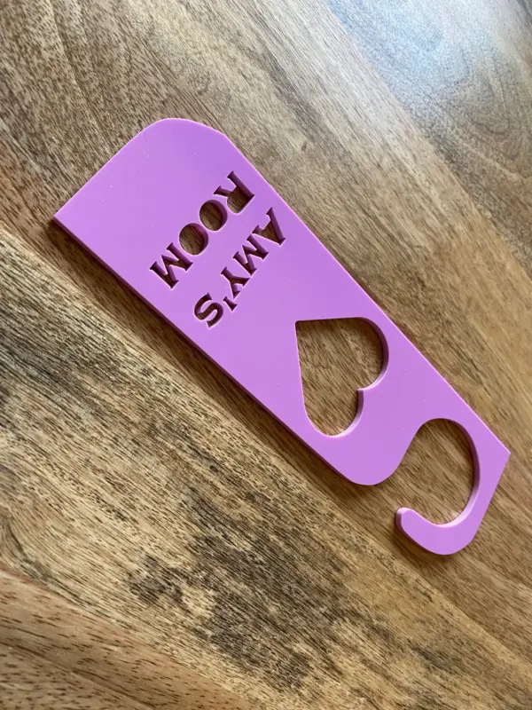 Door Hanger with name