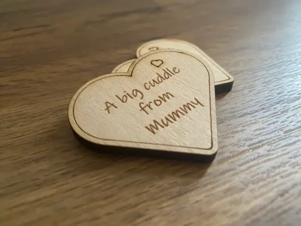 A Big Cuddle from Mummy Token - change to Daddy, Auntie, Nanny, etc - First Day At School | Starting Nursery Keepsake | Kindergarten - Image 3