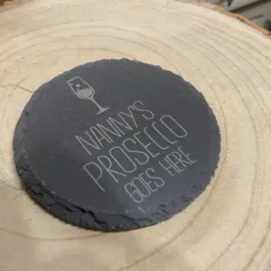 Prosecco Goes Here Salte Coaster