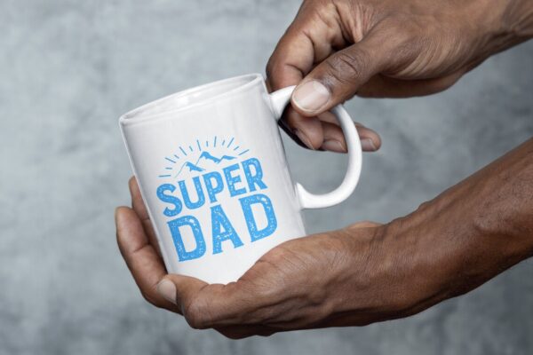 Super Dad Mug, dad gift, step dad gift, fathers day gift, mug, coffee cup, funny gift, mug for dad, gift for dad, dad birthday gift - Image 2