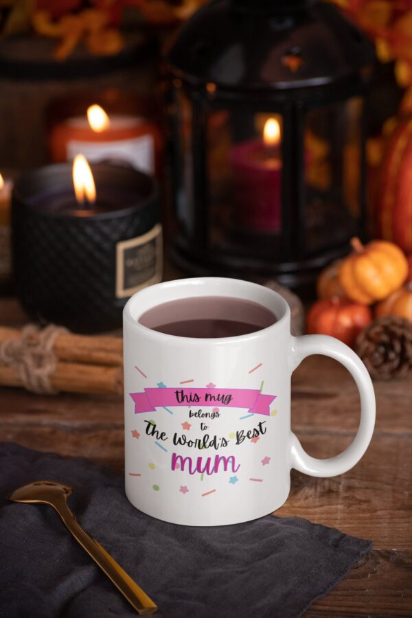 This mug belongs to the worlds best mum