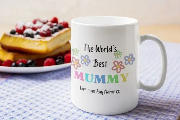 personalised worlds best mummy mug