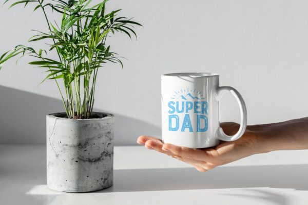 Super Dad Mug, dad gift, step dad gift, fathers day gift, mug, coffee cup, funny gift, mug for dad, gift for dad, dad birthday gift - Image 4