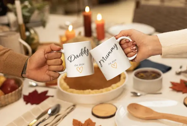 Mummy and Daddy Mug Set